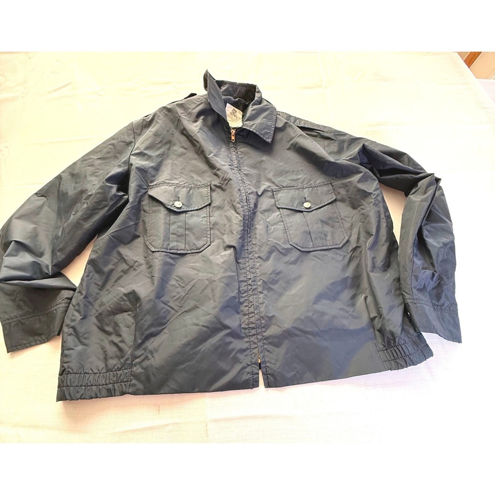 Vintage Horace Small Recruit Navy Utility Jacket XLL USA Made Workwear - Picture 1 of 8